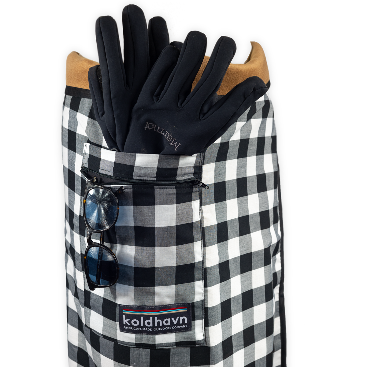 Birdie's Black and White Plaid KoldVorna™️ IIC