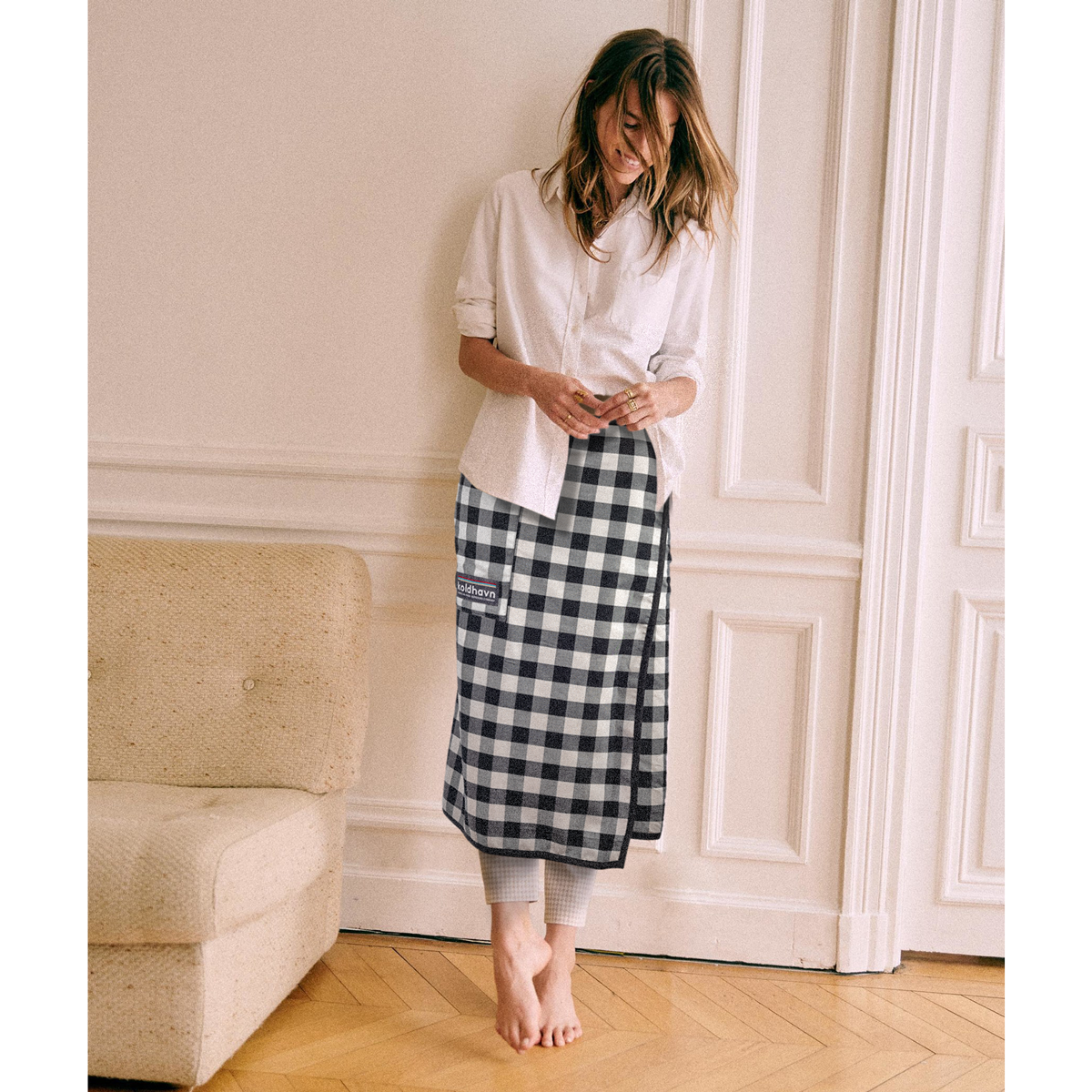 Birdie's Black and White Plaid KoldVorna™️ IIC